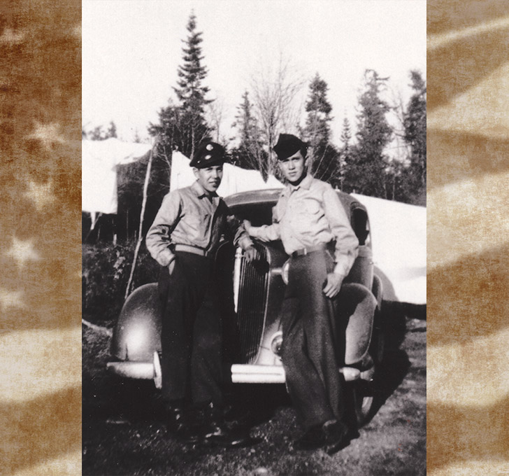 Tulalip Veteran Lawrence Jones and George Taylor