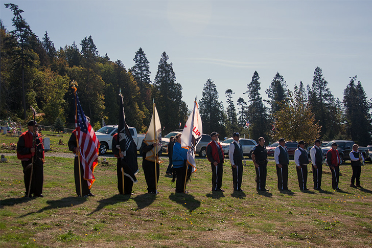 Tulalip Veterans helps veterans with services and coordination of activities – photo of honor guard 1